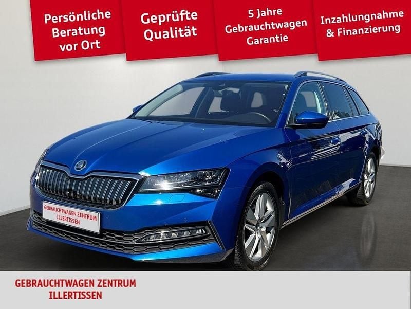 Blau Gebraucht 2021 Skoda Superb Style Kombi | 20.390 € (Guter Preis) - Bild 1/4