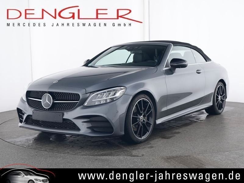 Grau Gebraucht 2024 Mercedes C220 AMG line Cabrio | 50.990 € (Teuer) - Bild 1/4