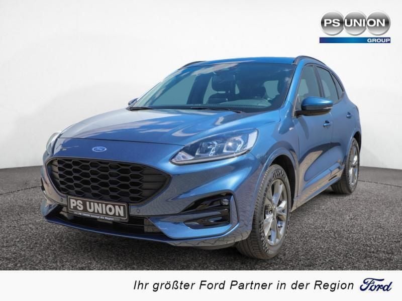 Blau Gebraucht 2021 Ford Kuga ST-Line SUV | 20.990 € (Guter Preis) - Bild 1/4