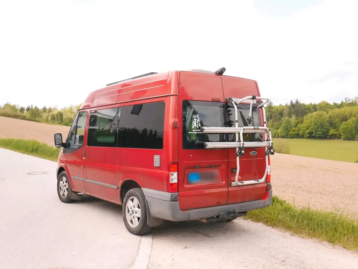 Occasion Ford Transit 110 ch (80 kW) 2008 Rouge Monospace