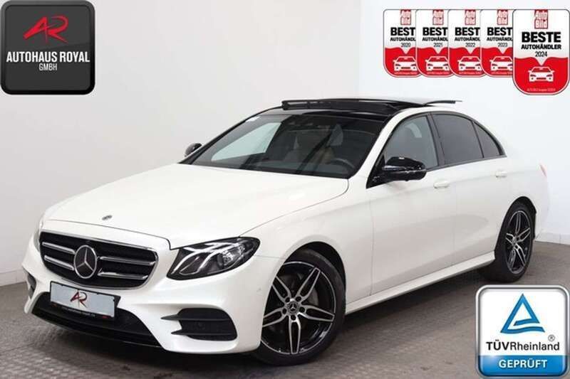 Weiß Gebraucht 2018 Mercedes E200 AMG Limousine | 28.840 € (Superpreis) - Bild 1/4