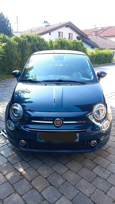 Blau Gebraucht 2020 Fiat 500 Cabrio | 11.300 € (Fairer Preis) - Bild 1/3