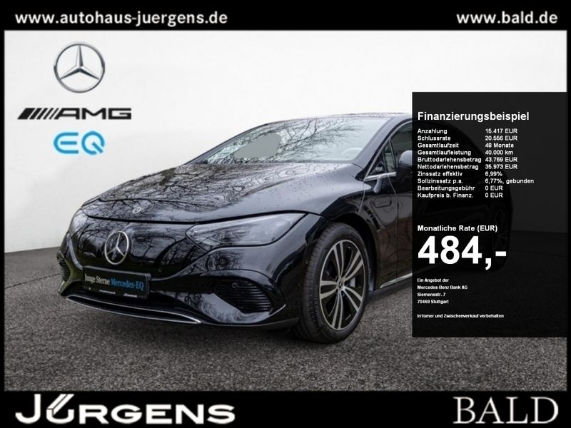 Metalliclack obsidianschwarz Gebraucht 2024 Mercedes EQE300 Electric Art Limousine | 51.390 € (Etwas zu teuer) - Bild 1/4