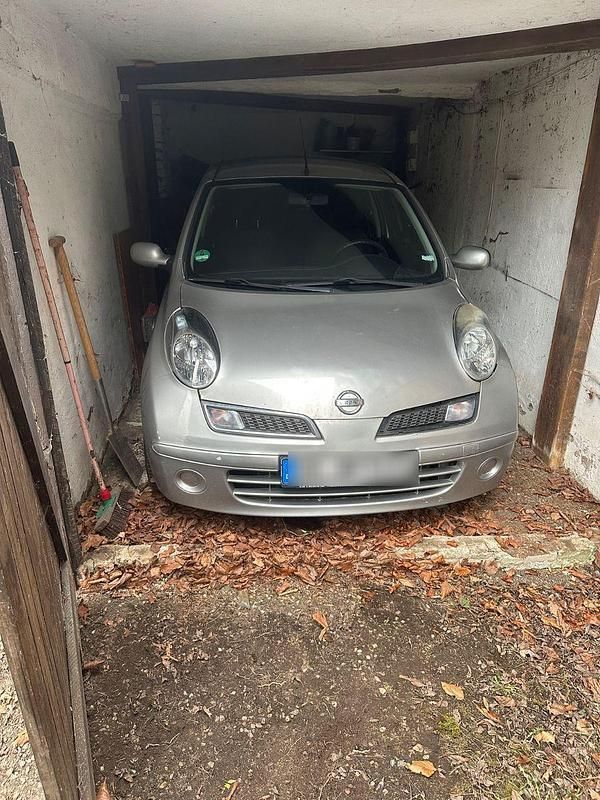 Silber Gebraucht 2008 Nissan Micra Kleinwagen | 610 € (Superpreis) - Bild 1/4