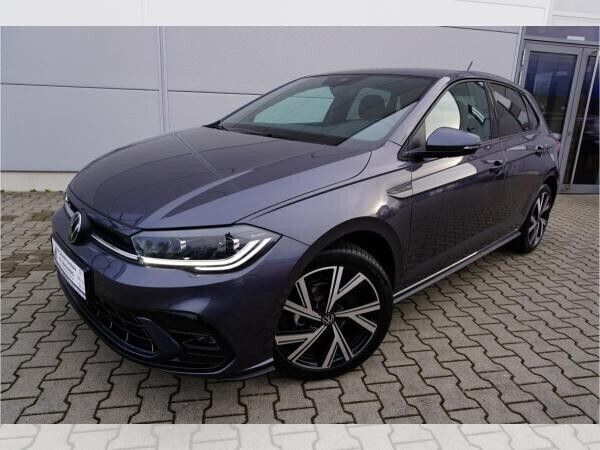 Grau (rauchgrau metallic) Gebraucht 2024 VW Polo R-line Limousine | 33.400 € - Bild 1/4