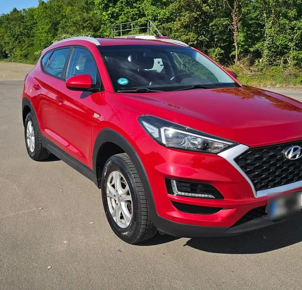 Second-hand Hyundai Tucson 132 CP (97 kW) 2018 Roșu SUV