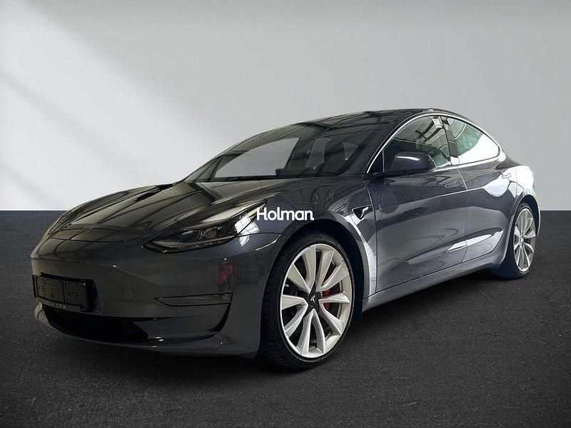 Grau Gebraucht 2021 Tesla Model 3 Performance Limousine | 29.009 € (Fairer Preis) - Bild 1/4