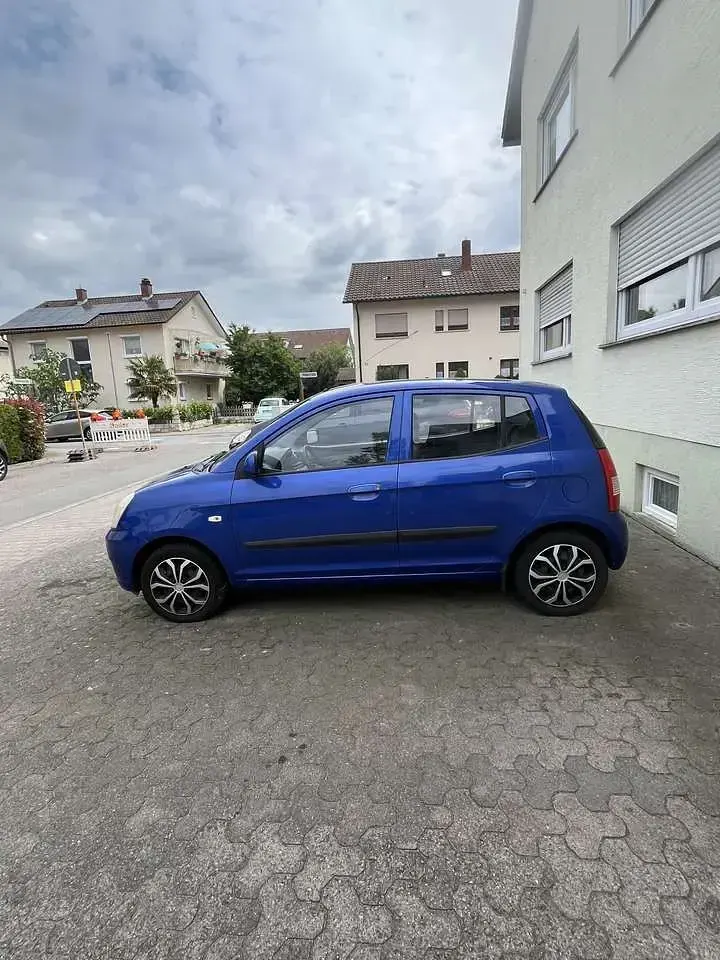 Gebraucht Kia Picanto LX 65 PS (47 kW) 2005 Blau Kleinwagen