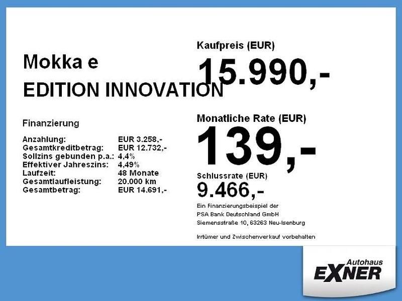 Grün Gebraucht 2022 Opel Mokka-e SUV | 15.990 € (Superpreis) - Bild 1/1