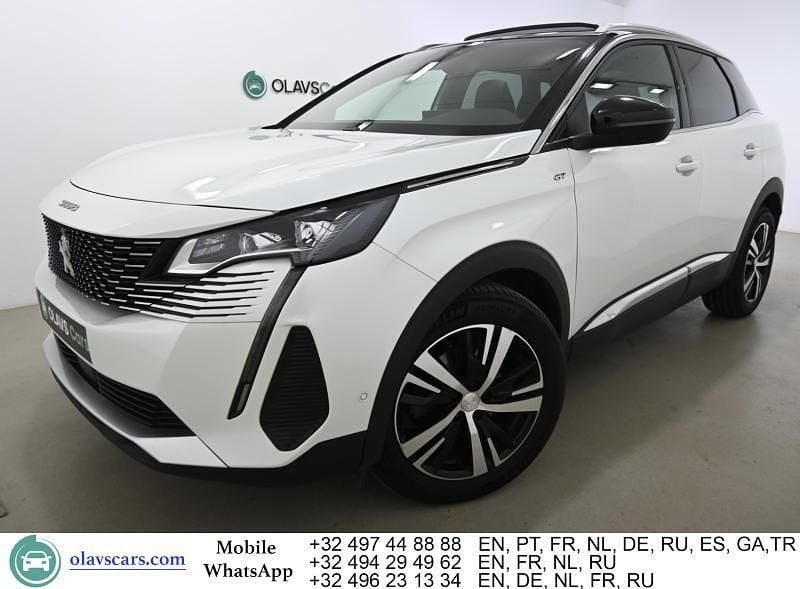 Weiß Gebraucht 2021 Peugeot 3008 GT-line SUV | 20.510 € (Guter Preis) - Bild 1/4