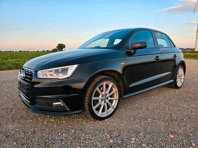 Schwarz Gebraucht 2015 Audi A1 Sportback S-Line Kleinwagen | 12.999 € (Teuer) - Bild 1/4