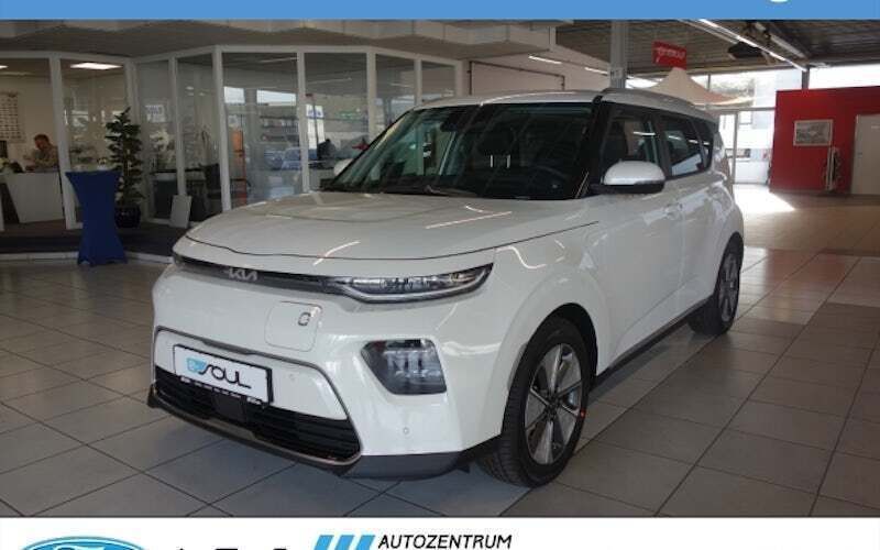 Weiss Neu 2024 Kia Soul EV Inspiration SUV | 31.976 € (Fairer Preis) - Bild 1/4
