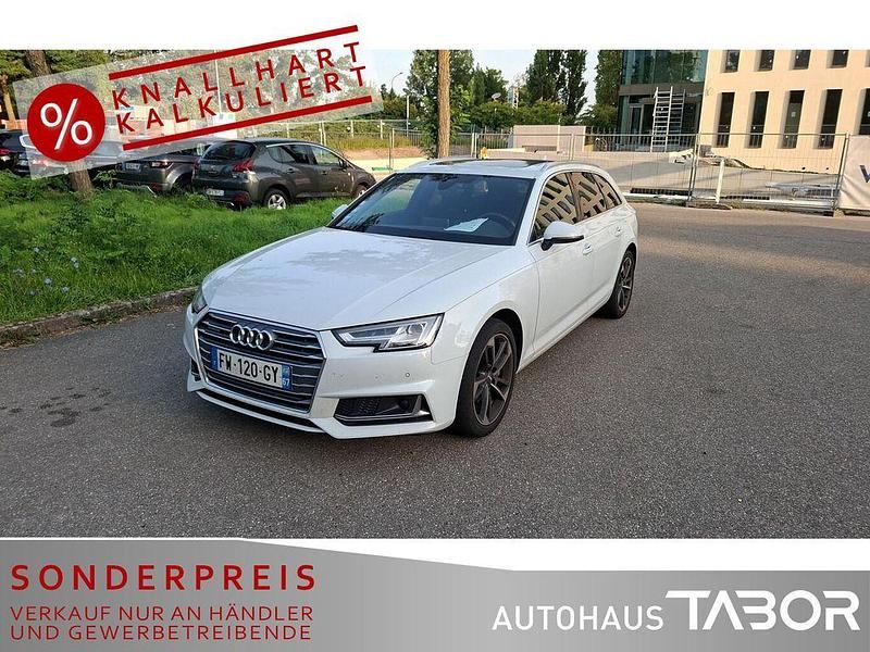 Gletscherweiß metallic Gebraucht 2019 Audi A4 Sport Kombi | 19.185 € (Fairer Preis) - Bild 1/4