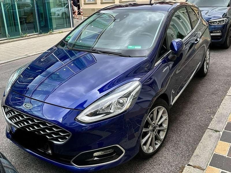 Blau Gebraucht 2018 Ford Fiesta Vignale Kleinwagen | 8.500 € - Bild 1/4