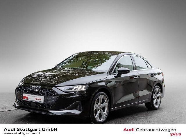 Mythosschwarz metallic Gebraucht 2025 Audi A3 Advanced Plus Limousine | 34.920 € (Teuer) - Bild 1/4