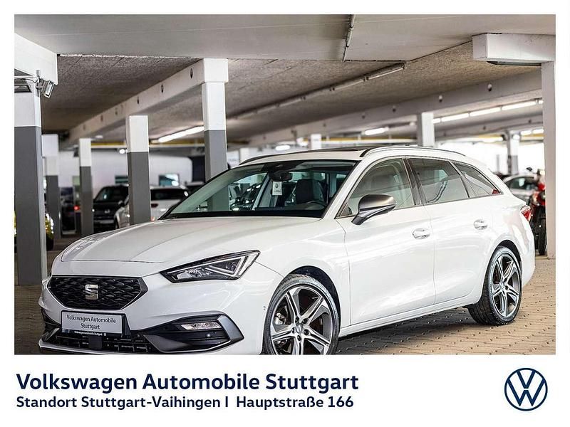 Nevada weiß Gebraucht 2021 Seat Leon FR Kombi | 23.430 € (Fairer Preis) - Bild 1/4