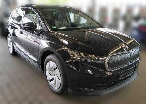 Schwarz metallic Gebraucht 2023 Skoda Enyaq iV Loft SUV | 26.250 € (Fairer Preis) - Bild 1/4