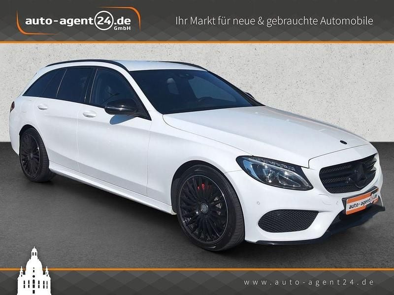 Weiß Gebraucht 2015 Mercedes C220 AMG line Kombi | 12.990 € (Fairer Preis) - Bild 1/4