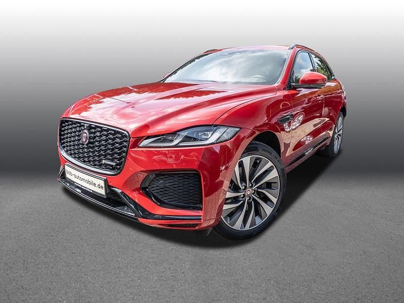 Italian racing red (rot) Gebraucht 2021 Jaguar F-Pace R-Dynamic SUV | 44.810 € (Fairer Preis) - Bild 1/4