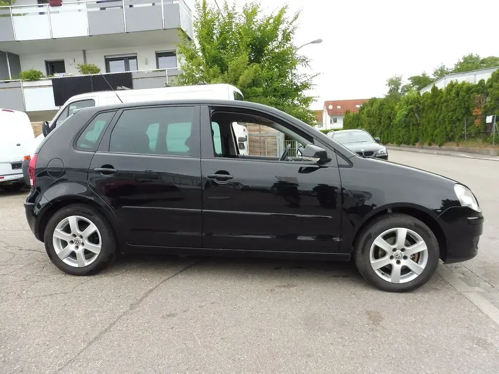 Gebraucht VW Polo United 60 PS (44 kW) 2008 Schwarz Kleinwagen