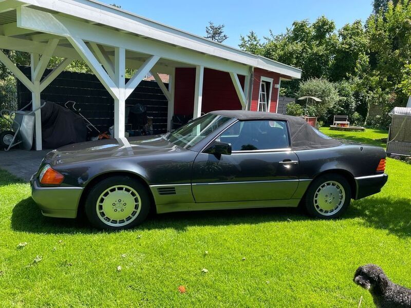 Schwarz Gebraucht 1991 Mercedes SL300 Cabrio | 19.900 € - Bild 1/4
