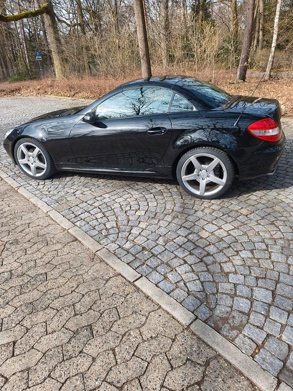 Gebraucht Mercedes SLK200 163 PS (119 kW) 2004 Schwarz Cabrio