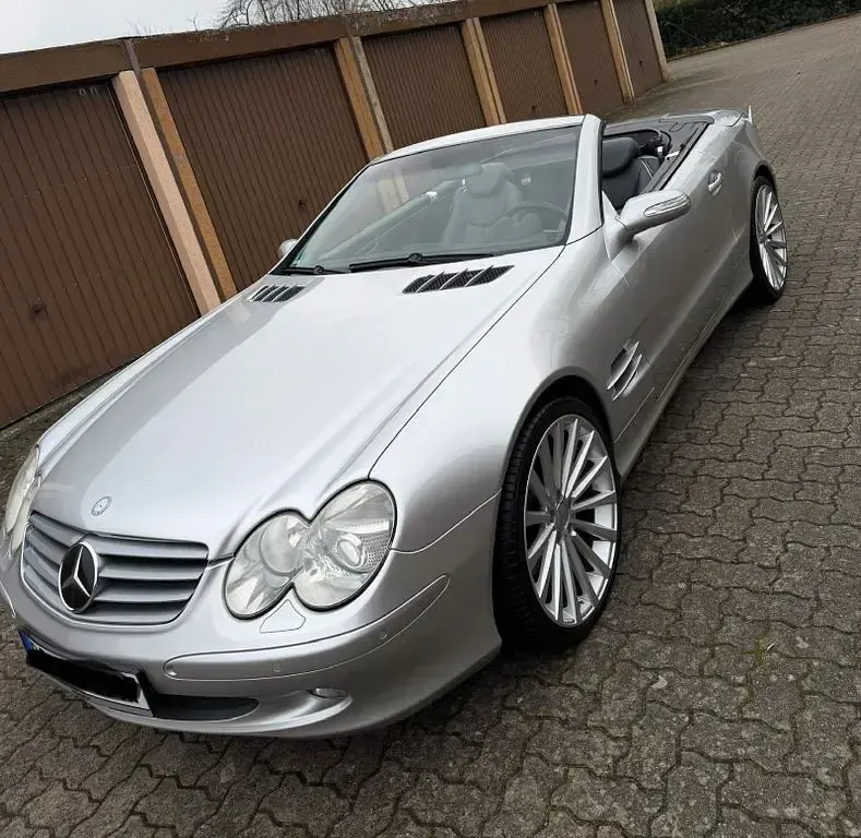 Gebraucht Mercedes SL500 306 PS (225 kW) 2004 Silber Cabrio