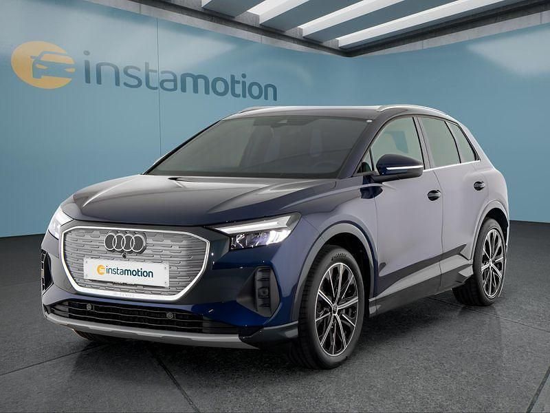Blau Gebraucht 2024 Audi Q4 e-tron SUV | 43.949 € (Superpreis) - Bild 1/4