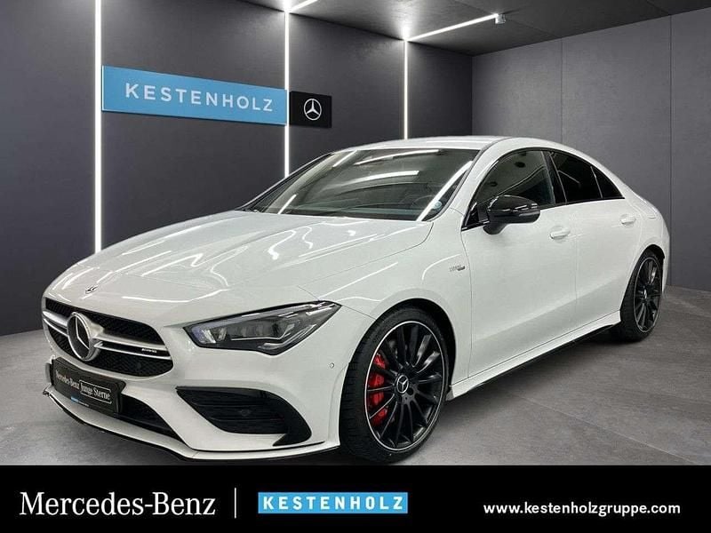 Digitalweiß Gebraucht 2021 Mercedes CLA35 AMG AMG Coupé | 42.890 € (Fairer Preis) - Bild 1/4