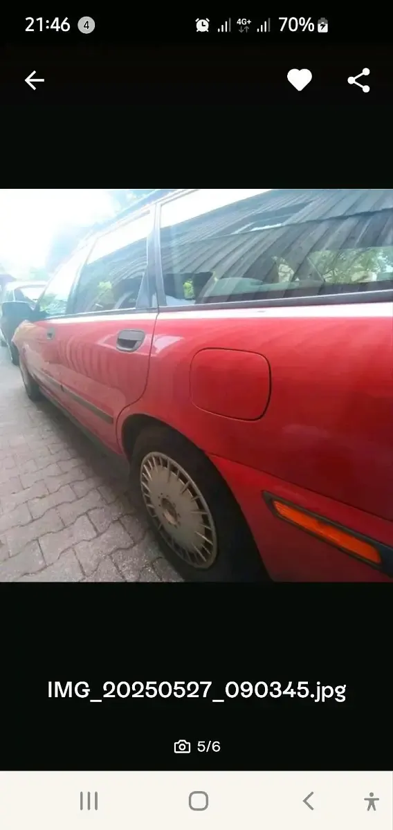 Gebraucht Volvo V40 116 PS (85 kW) 2004 Rot Kombi