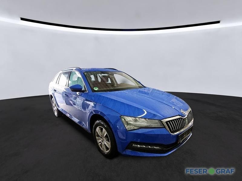 Gebraucht Skoda Superb Ambition 150 PS (110 kW) 2022 Blau Kombi