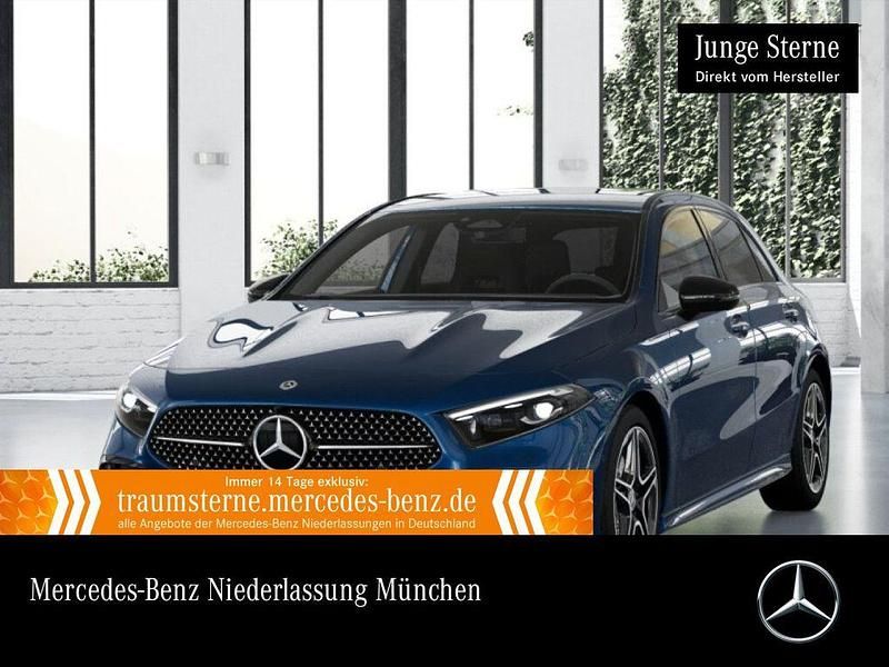 Blau Gebraucht 2024 Mercedes A250 Advanced Plus Limousine | 35.490 € (Guter Preis) - Bild 1/3