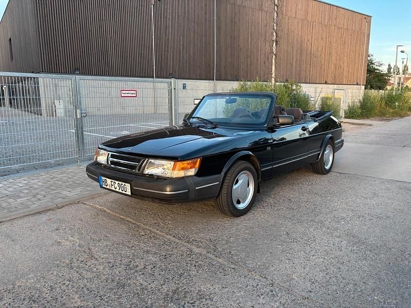 Schwarz Gebraucht 1989 Saab 900 Cabriolet Cabrio | 7.995 € - Bild 1/4