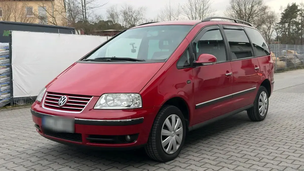 Brugt VW Sharan 140 HK (102 kW) 2008 Rød MPV
