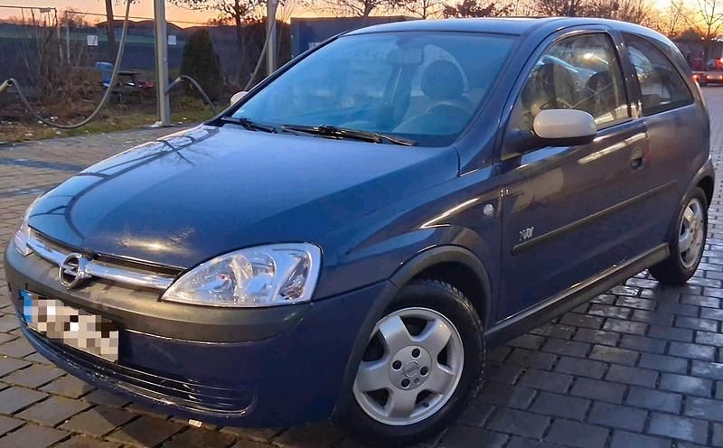 Blau Gebraucht 2003 Opel Corsa Kleinwagen | 1.280 € (Fairer Preis) - Bild 1/4
