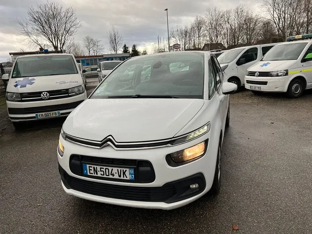 Gebraucht Citroën C4 Picasso 120 PS (88 kW) 2017 Weiß Van / Kleinbus