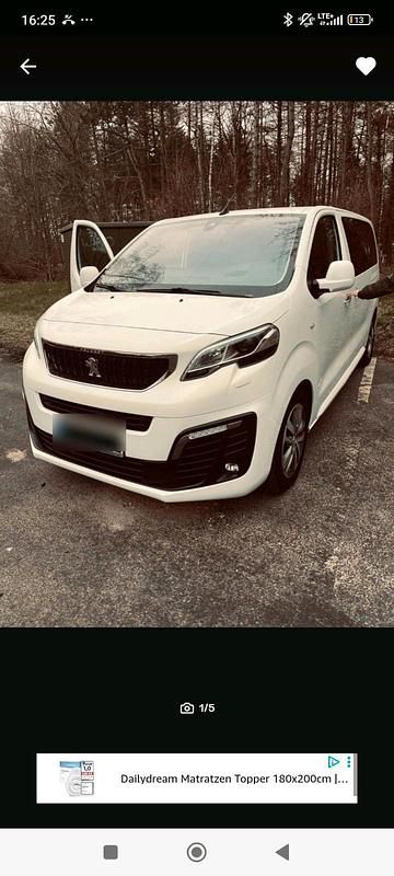 Weiß Gebraucht 2017 Peugeot Traveller Van | 24.000 € (Guter Preis) - Bild 1/4