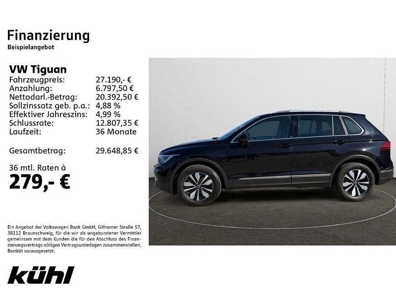 Second-hand VW Tiguan Move 122 CP (89 kW) 2024 Negru SUV