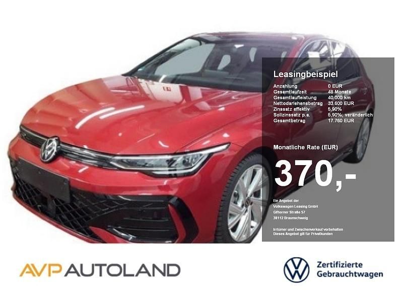 Schwarz Gebraucht 2021 VW Golf VIII R-line Limousine | 33.550 € (Teuer) - Bild 1/4