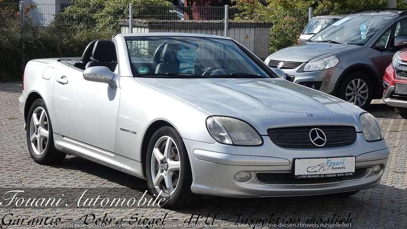 Brillantsilber metalliclack Gebraucht 2002 Mercedes SLK200 Cabrio | 4.700 € (Guter Preis) - Bild 1/4