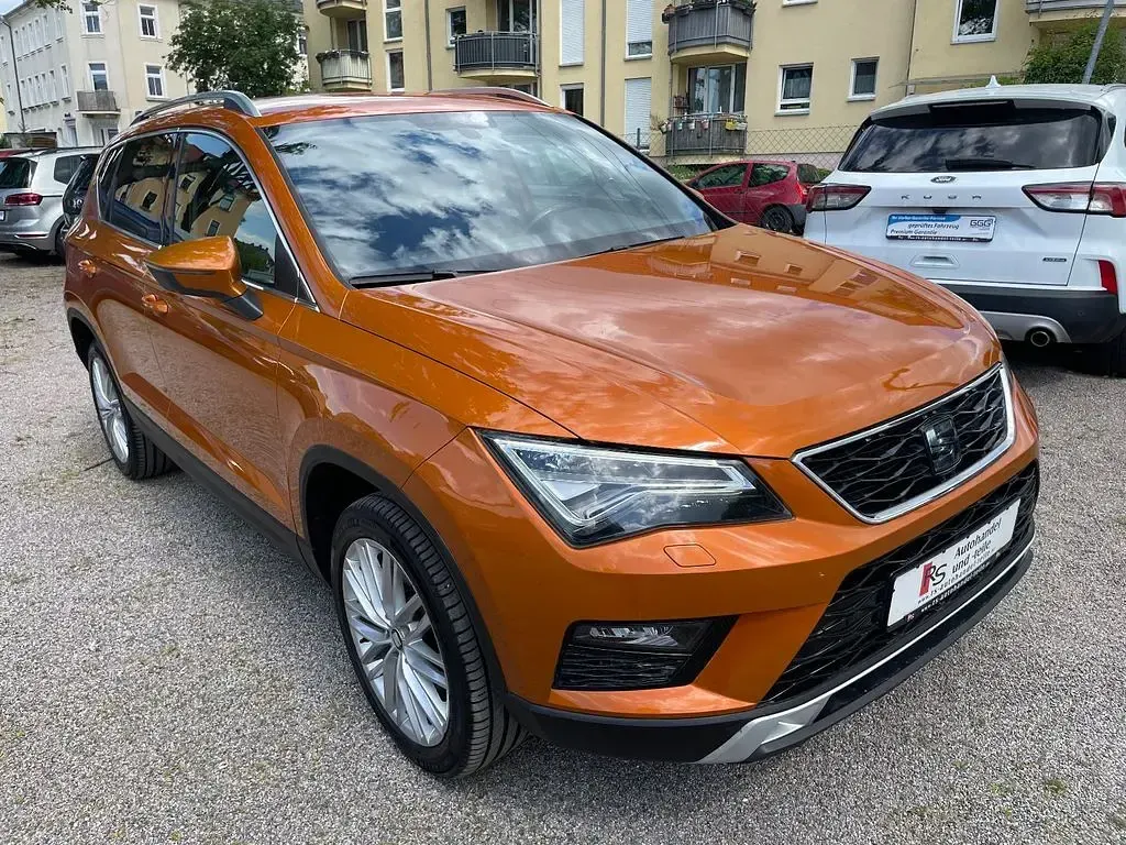 Używany Seat Ateca XCELLENCE 150 KM (110 kW) 2017 Pomarańczowy SUV