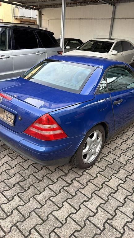 Blau Gebraucht 1999 Mercedes SLK200 Cabrio | 2.000 € (Guter Preis) - Bild 1/4