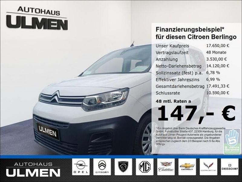 Weiss Gebraucht 2023 Citroën e-Berlingo Live Van / Kleinbus | 17.650 € (Fairer Preis) - Bild 1/4