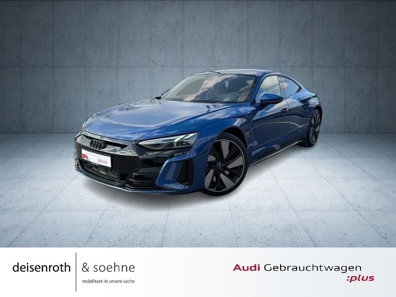 Blau Gebraucht 2021 Audi RS e-tron GT Ambiente Limousine | 69.920 € (Superpreis) - Bild 1/3