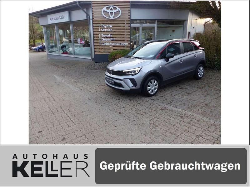 Silber/dach schwarz Gebraucht 2021 Opel Crossland X GS Line SUV | 14.960 € (Fairer Preis) - Bild 1/4