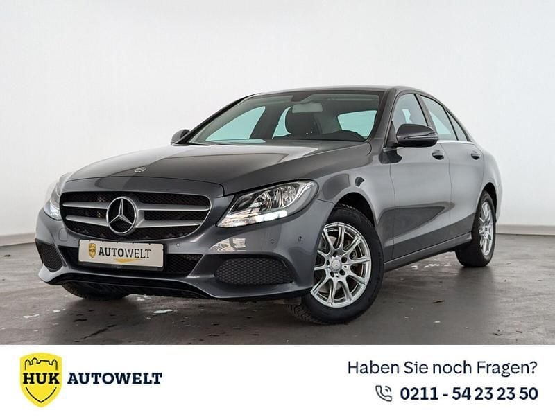 Grau Gebraucht 2016 Mercedes C220 Limousine | 18.760 € (Guter Preis) - Bild 1/3