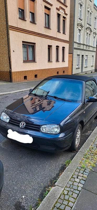 Blau Gebraucht 1998 VW Golf Cabriolet Cabrio | 1.500 € (Guter Preis) - Bild 1/4