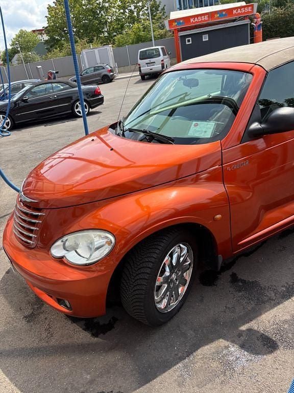 Orange Gebraucht 2007 Chrysler PT Cruiser Limited Cabrio | 4.450 € - Bild 1/4