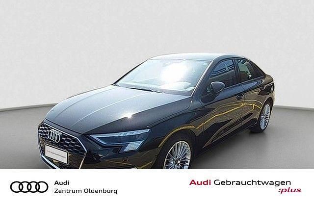 Mythosschwarz metallic Gebraucht 2024 Audi A3 Advanced Limousine | 32.979 € (Etwas zu teuer) - Bild 1/3