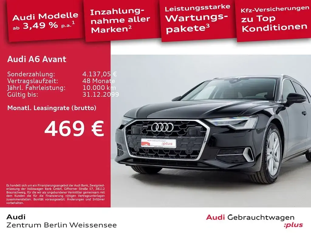 Gebraucht Audi A6 Performance 286 PS (210 kW) 2024 Mythosschwarz metallic Kombi